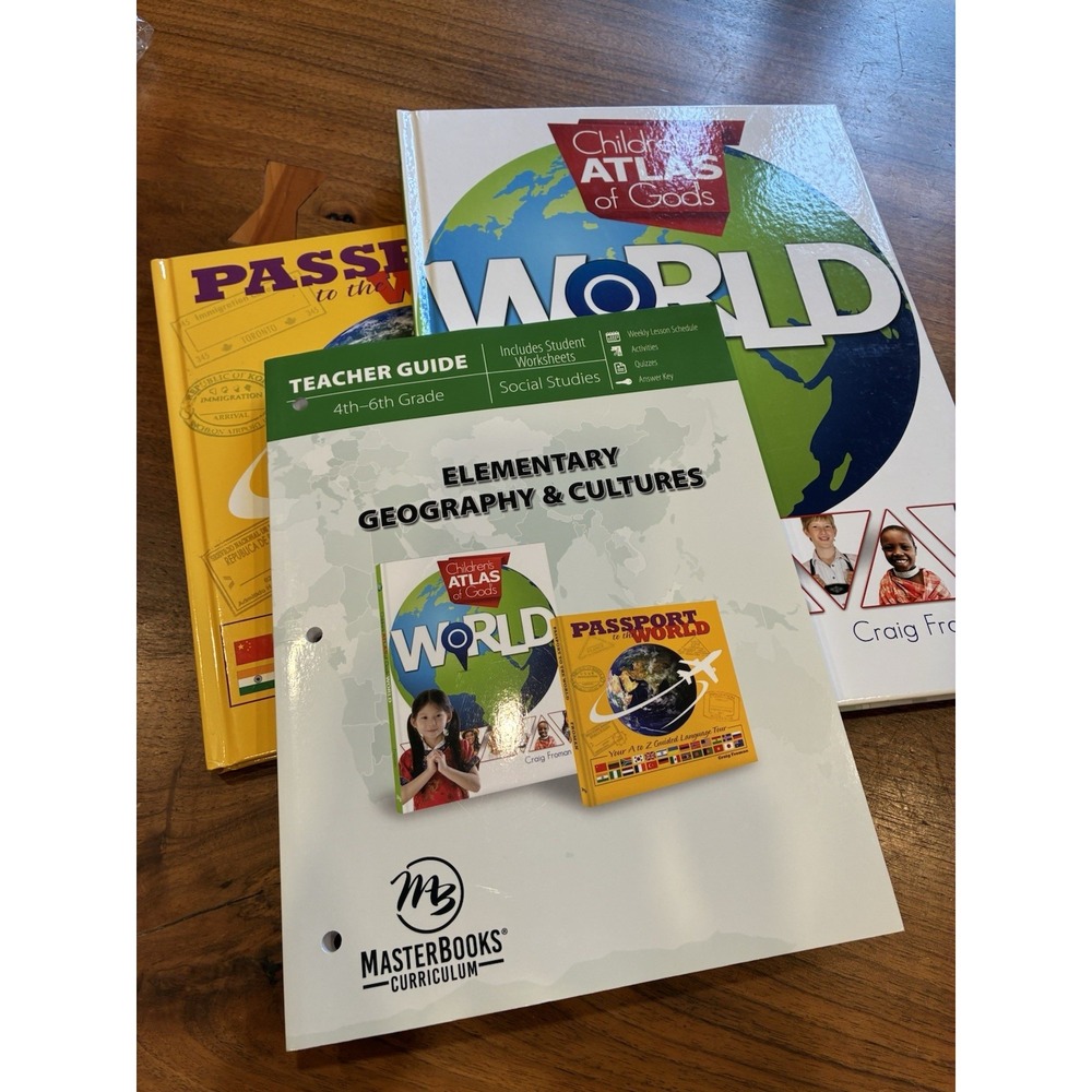 Master Books Elementary Geography and Cultures NEW